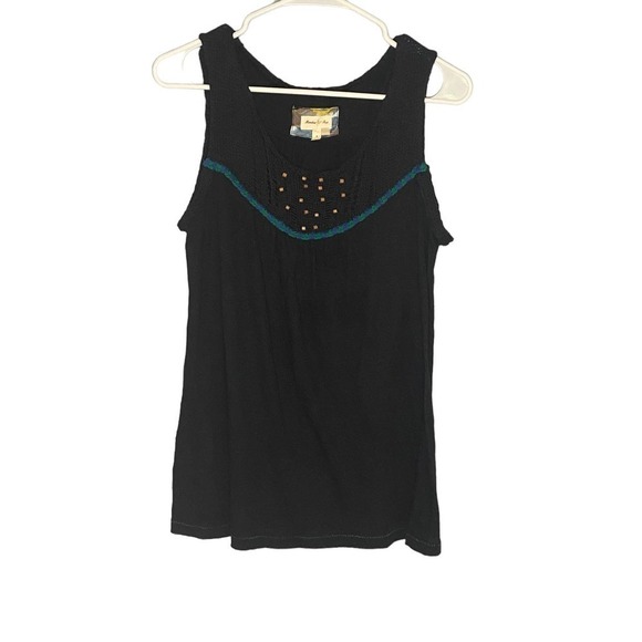 anthropologie Meadow Rue Linen Blend Sleeveless Top Size 8 - Picture 1 of 8